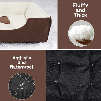 Cama Pequeña para Perros y Gatos – Portátil, Acogedora y Lavable